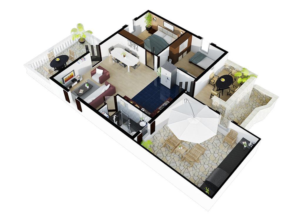 Villa More 3 Apartments A-10, A-11 And A-12 , 4-4-6 Beds Bobovisca Екстериор снимка